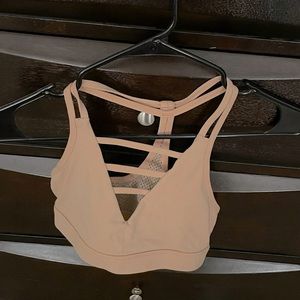Zyia Peach Grid Bra (S)
